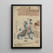 Ichikawa Ebizô no Sangobei - Toyokuni Utagawa — gerahmtes Bild an der Wand