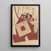 L'acteur Danjuro - Toyokuni Utagawa — gerahmtes Bild an der Wand