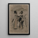 Yatsushi Ide no Tamagawa - Toyokuni Utagawa — gerahmtes Bild an der Wand