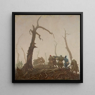 Transport de blessés - Wilhelm Dachauer