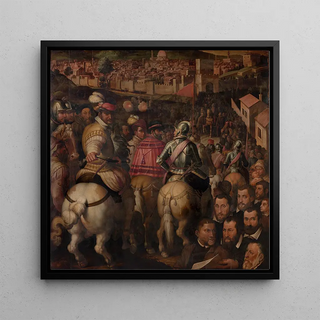 Triomphe pour la guerre contre Sienne - Giorgio Vasari