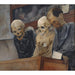 Reproduktion des Gemäldes Drei Schädel vom Kapuzinerkloster in Palermo - Laurits Andersen Ring