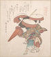 Drei Tänzer von Sumiyoshi oder Suminoye - Kubo Shunman — Ansicht des Kunstwerks