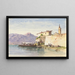 Blick auf den italienischen See - Truman Seymour — gerahmtes Bild an der Wand