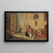 L'assassinat de Capodistria - Dionysios Tsokos — gerahmtes Bild an der Wand