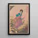 Change s'enfuit vers la lune - Tsukioka Yoshitoshi — gerahmtes Bild an der Wand