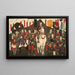 Helden des Shimazu-Clans - Tsukioka Yoshitoshi — gerahmtes Bild an der Wand