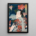 Modernes Galantes Gemälde mit Morgenruhmes - Tsukioka Yoshitoshi — gerahmtes Bild an der Wand
