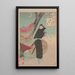 Mond von Shinobugaoka Shinobugaoka no tsuki - Tsukioka Yoshitoshi — gerahmtes Bild an der Wand