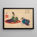 Sorori Shinzaemon und Hideyoshi - Tsukioka Yoshitoshi — gerahmtes Bild an der Wand