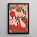 Sonnenaufgang - Tsukioka Yoshitoshi — gerahmtes Bild an der Wand