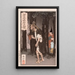 Taira no Tadamori et le voleur d'huile - Tsukioka Yoshitoshi — gerahmtes Bild an der Wand