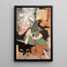 Takagi Umanosuke und der Geist einer Frau - Tsukioka Yoshitoshi — gerahmtes Bild an der Wand