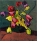 Tulpen in einer Vase aus Grün - Hermann Stenner — Ansicht des Kunstwerks
