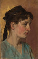 Portrait einer jungen Frau - Tytus Seweryn Pilecki — Ansicht des Kunstwerks
