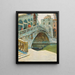 Pont du Rialto - Ugo Flumiani — gerahmtes Bild an der Wand
