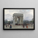 L'Arc de Triomphe, Paris - Ulpiano Checa — gerahmtes Bild an der Wand