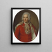 Nils Esbjörnsson Reuterholm 1676-1756 - Ulrika Pasch — gerahmtes Bild an der Wand