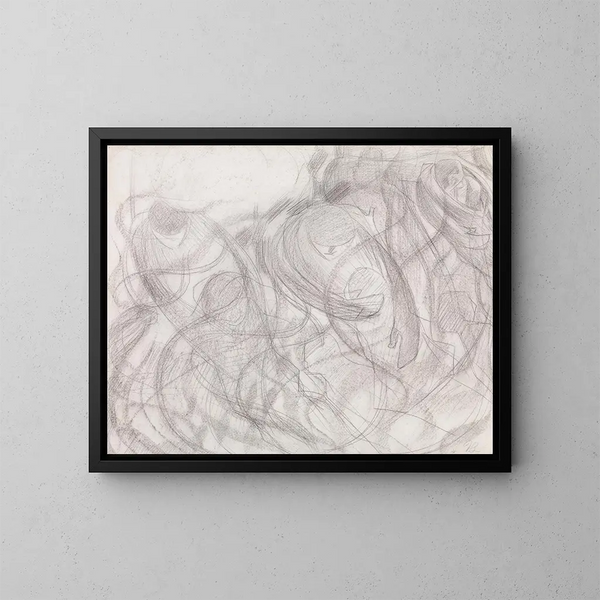 Seelenzustände. Abschiede - Umberto Boccioni — gerahmtes Bild an der Wand