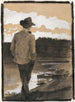 Junger Mann am Ufer - Umberto Boccioni — Ansicht des Kunstwerks