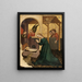 Geburt Christi - Kreis des Meisters des Altar von Andreas — gerahmtes Bild an der Wand