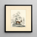 Ein Hirsch - Henry Thomas Alken — gerahmtes Bild an der Wand
