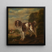 Ein Spaniel - Paulus Potter — gerahmtes Bild an der Wand