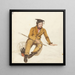 Ein junger Gelehrter geht angeln - William Henry Hunt — gerahmtes Bild an der Wand