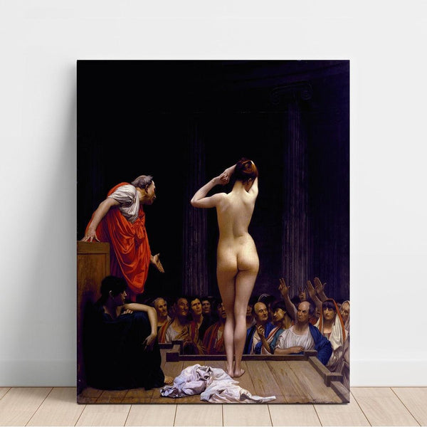 Un marché aux esclaves romain - Jean-Léon Gérôme | Reproduction Tableau Décoration murale affiche copie