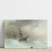 Reproduktion des Gemäldes Ein Schiff in unruhiger See - Ivan Konstantinovich Aivazovsky
