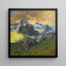 Ein alpines Landschaftsbild - Hugo Hodiener — gerahmtes Bild an der Wand
