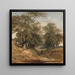 Ein Landschaft mit einem Reiter - John Middleton — gerahmtes Bild an der Wand