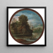 Ein Flusslandschaft - Paul Bril — gerahmtes Bild an der Wand