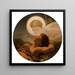 Ein Traum von Latmos - Sir Joseph Noel Paton — gerahmtes Bild an der Wand