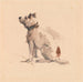 Ein sitzender Terrier im Profil links - Peter DeWint — Ansicht des Kunstwerks