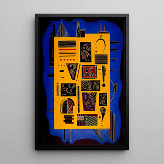 Ein Konglomerat - Wassily Kandinsky | Kunstdruck Gemälde Wanddekoration Poster Kopie
