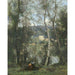 Reproduktion des Gemäldes Eine Frau, die Holz in Ville-d'Avray sammelt - Jean-Baptiste Camille Corot