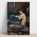 Reproduktion des Gemäldes Eine Meerjungfrau - John William Waterhouse