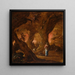 Eine Hexe in einem Wald umgeben von Teufeln - Jan Jansz Van Buesem — Wandpräsentation des Kunstwerks
