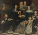 Eine Familie auf der Terrasse eines Landhauses - Hendrick Ten Oever — Ansicht des Kunstwerks