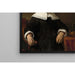 Reproduktion des Gemäldes Eine Frau, die eine Rose hält - Rembrandt van Rijn