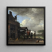 Eine Schmiede - Paulus Potter — gerahmtes Bild an der Wand