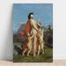 Reproduktion des Gemäldes Eine junge Nymphe, die von Putti geärgert wird - Jean-Léon Gérôme