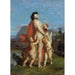 Reproduktion des Gemäldes Eine junge Nymphe, die von Putti geärgert wird - Jean-Léon Gérôme