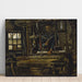 Reproduktion des Gemäldes Eine Weberhaus - Vincent van Gogh