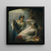 Eine Odaliske - Charles Louis Müller — gerahmtes Bild an der Wand