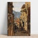 Reproduktion des Gemäldes Eine Straße in Ragusa - Carl Moll