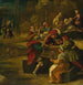 Eine Szene aus Virgils Äneis aus dem Fries von Alfonso I. d'Este im Elfenbein-Kabinett - Dosso Dossi — Ansicht des Kunstwerks