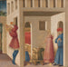 Eine Szene aus der Legende des Heiligen Nikolaus von Bari - Neri di Bicci — Ansicht des Kunstwerks
