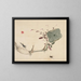 Studien der Natur: Pflanzen, Fische und Vögel, Lotusknolle mit Insekten - Urakami Shunkin — gerahmtes Bild an der Wand